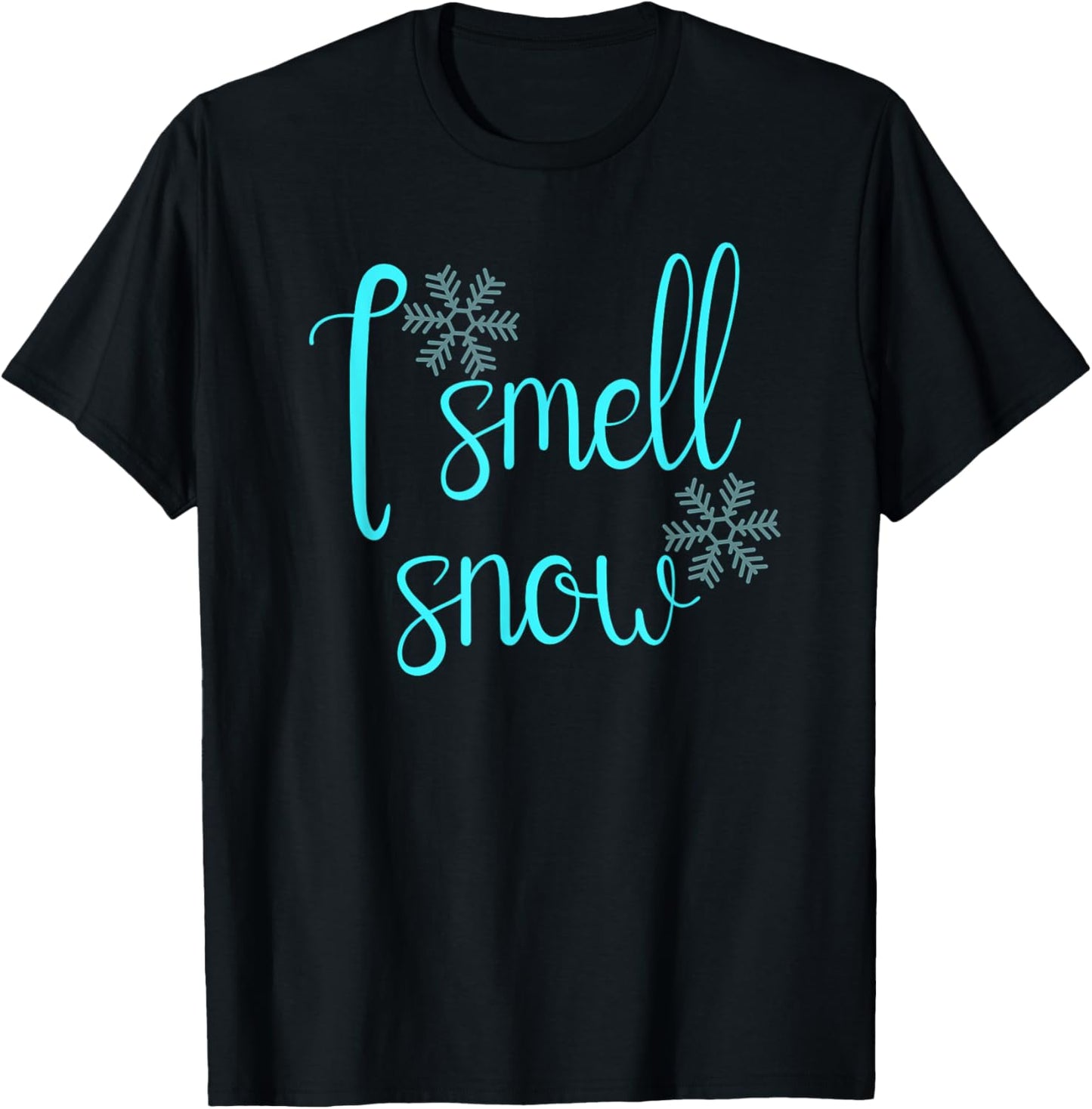 I smell snow cozy season T-Shirt - T-Shirt | Black