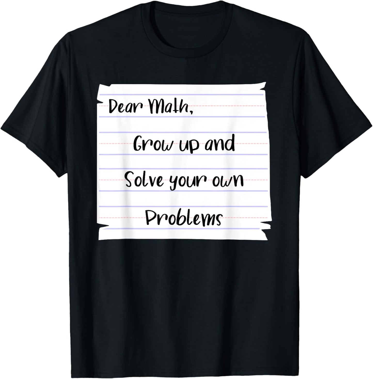 Mathematical Skill Problem Solving Math Learning Calculation T-Shirt - T-Shirt | Black