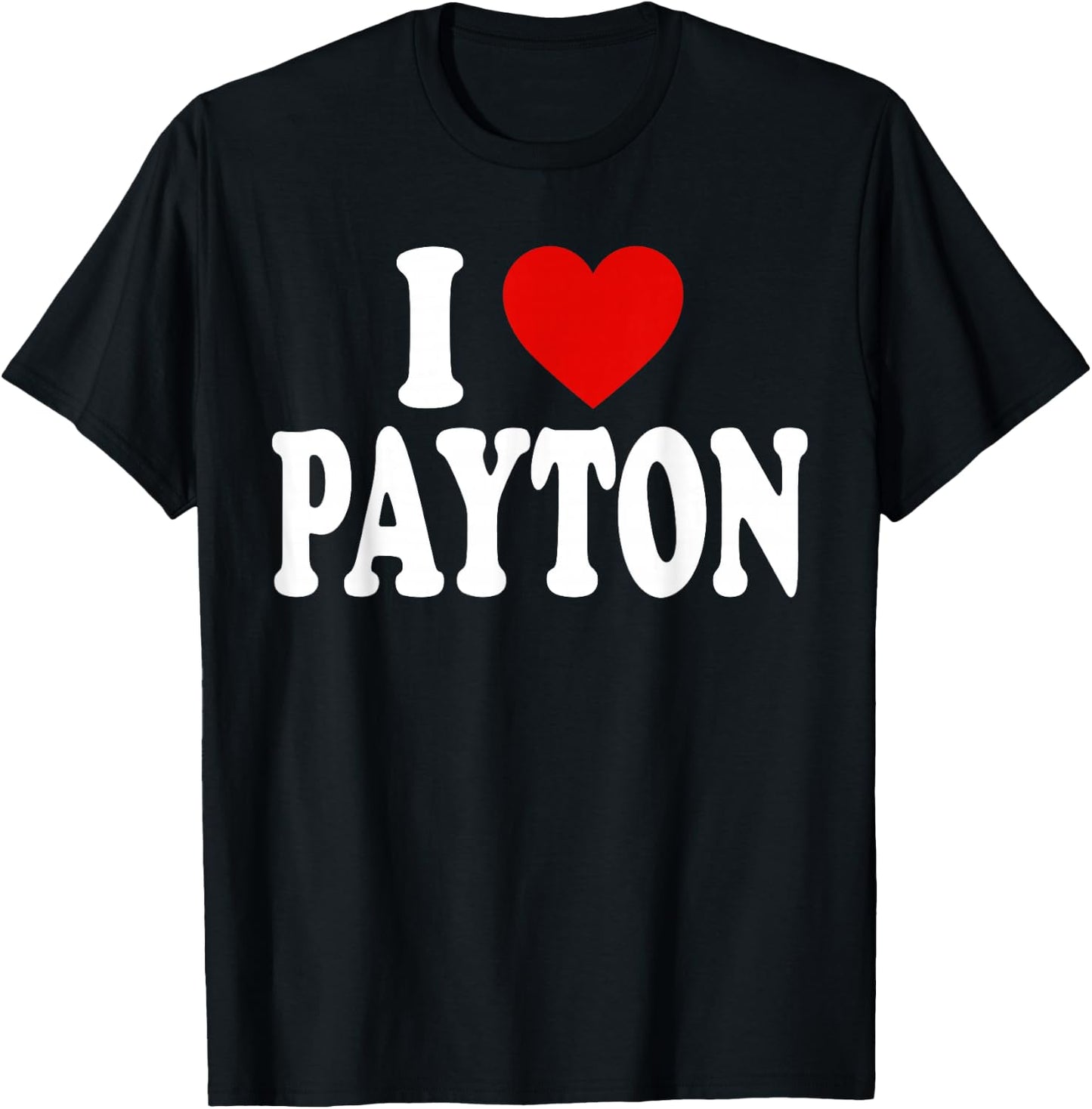 I Heart Love Payton T-Shirt - T-Shirt | Black