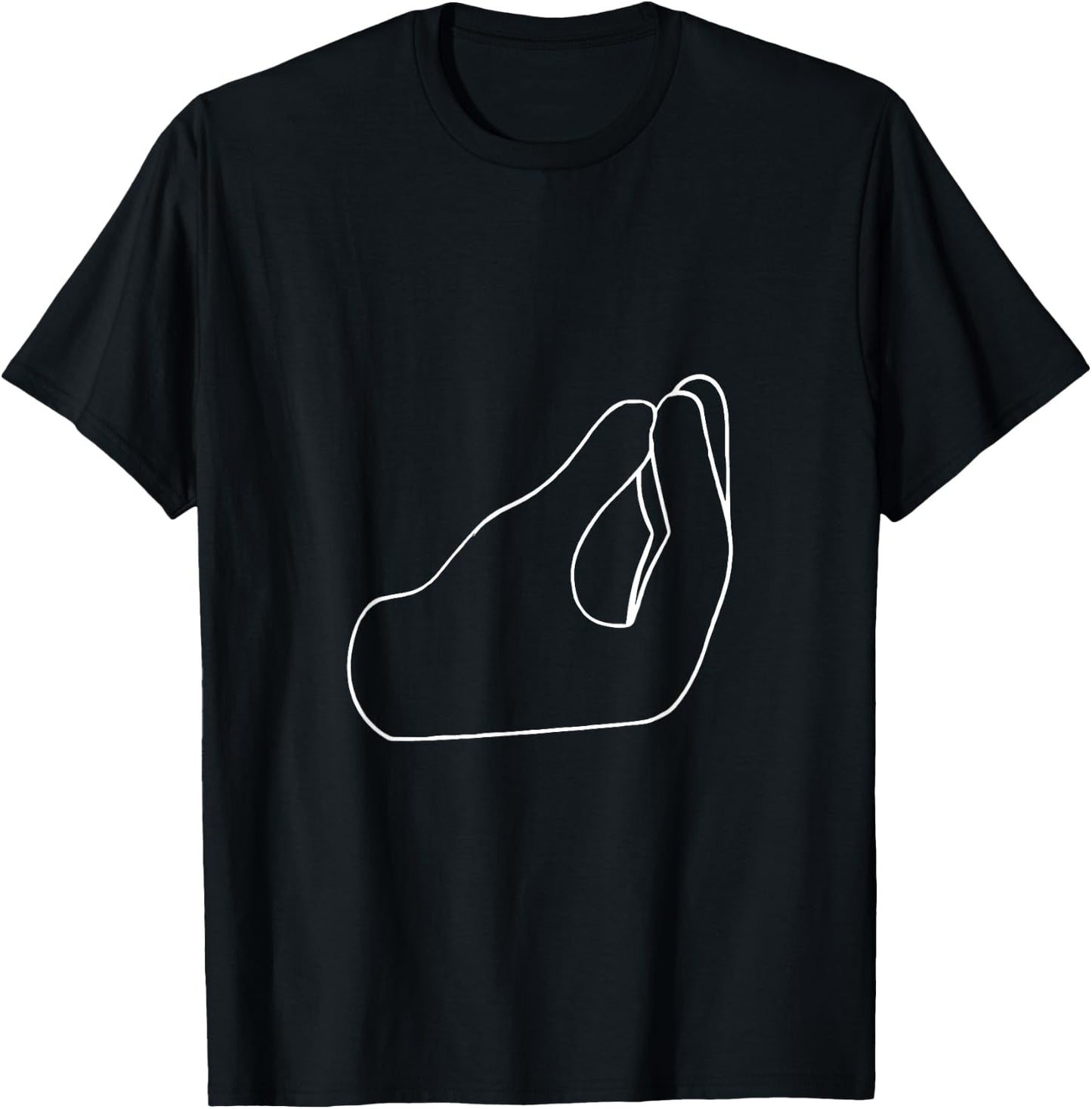 Italy Life Designs - Funny Italian Pinched Fingers - Italian American Gesture T-Shirt - T-Shirt | Black