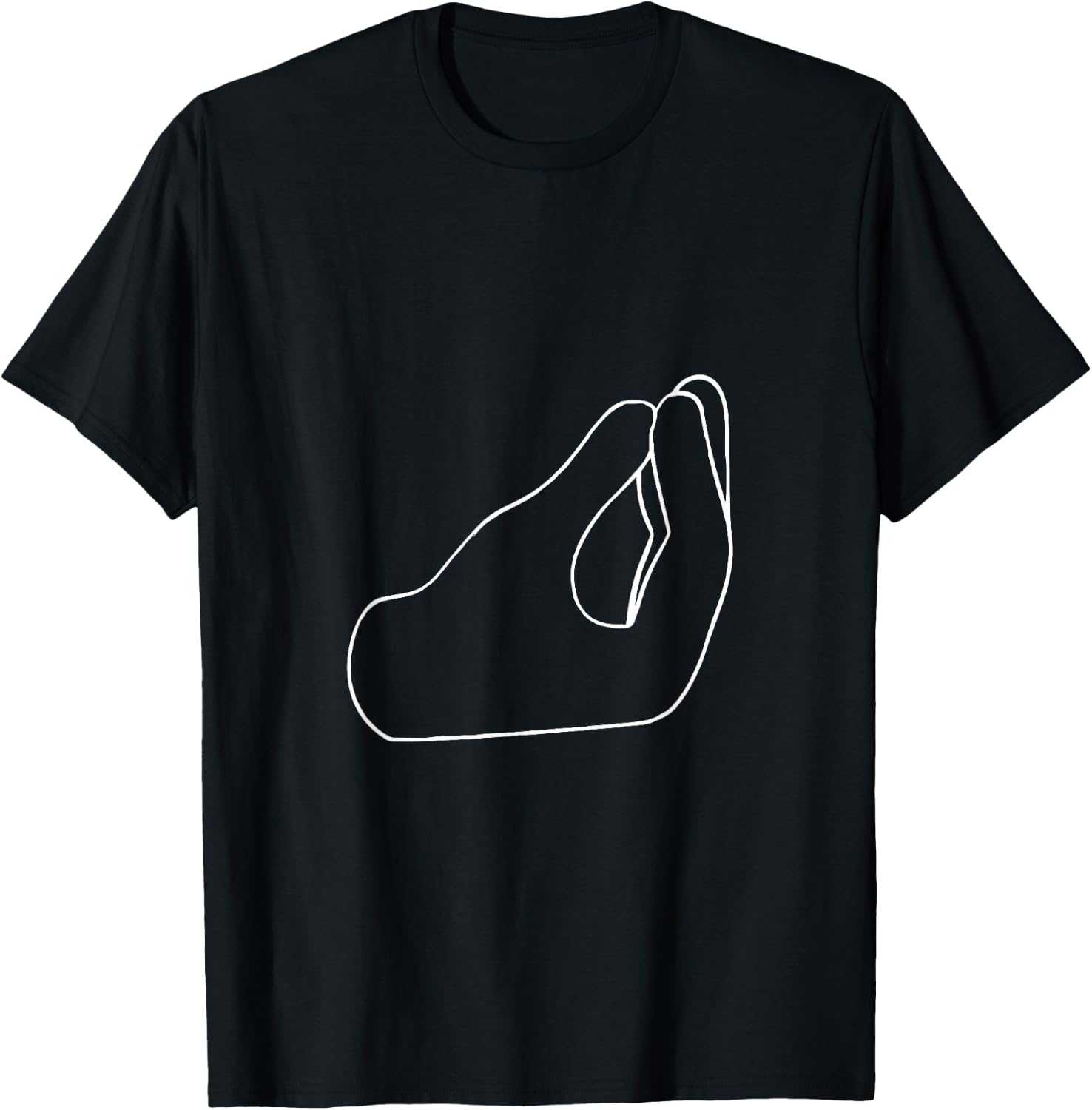 Italy Life Designs - Funny Italian Pinched Fingers - Italian American Gesture T-Shirt - T-Shirt | Black
