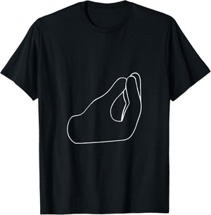 Italy Life Designs - Funny Italian Pinched Fingers - Italian American Gesture T-Shirt - T-Shirt | Black