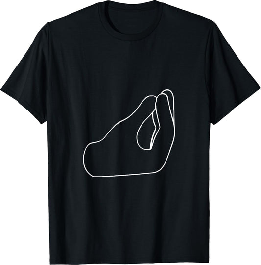 Italy Life Designs - Funny Italian Pinched Fingers - Italian American Gesture T-Shirt - T-Shirt | Black