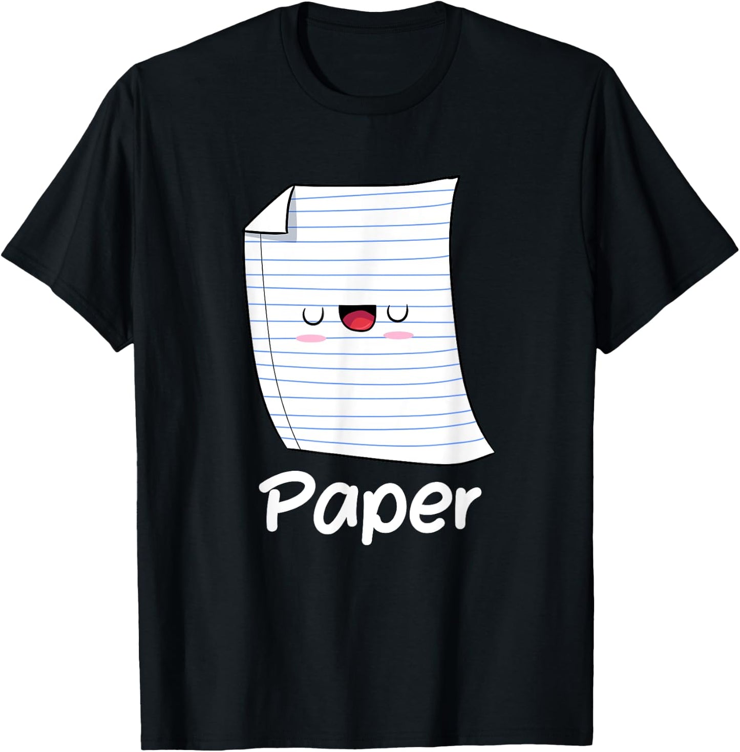 Funny Group Halloween Outfit - Rock Paper Scissors Costume T-Shirt - T-Shirt | Black