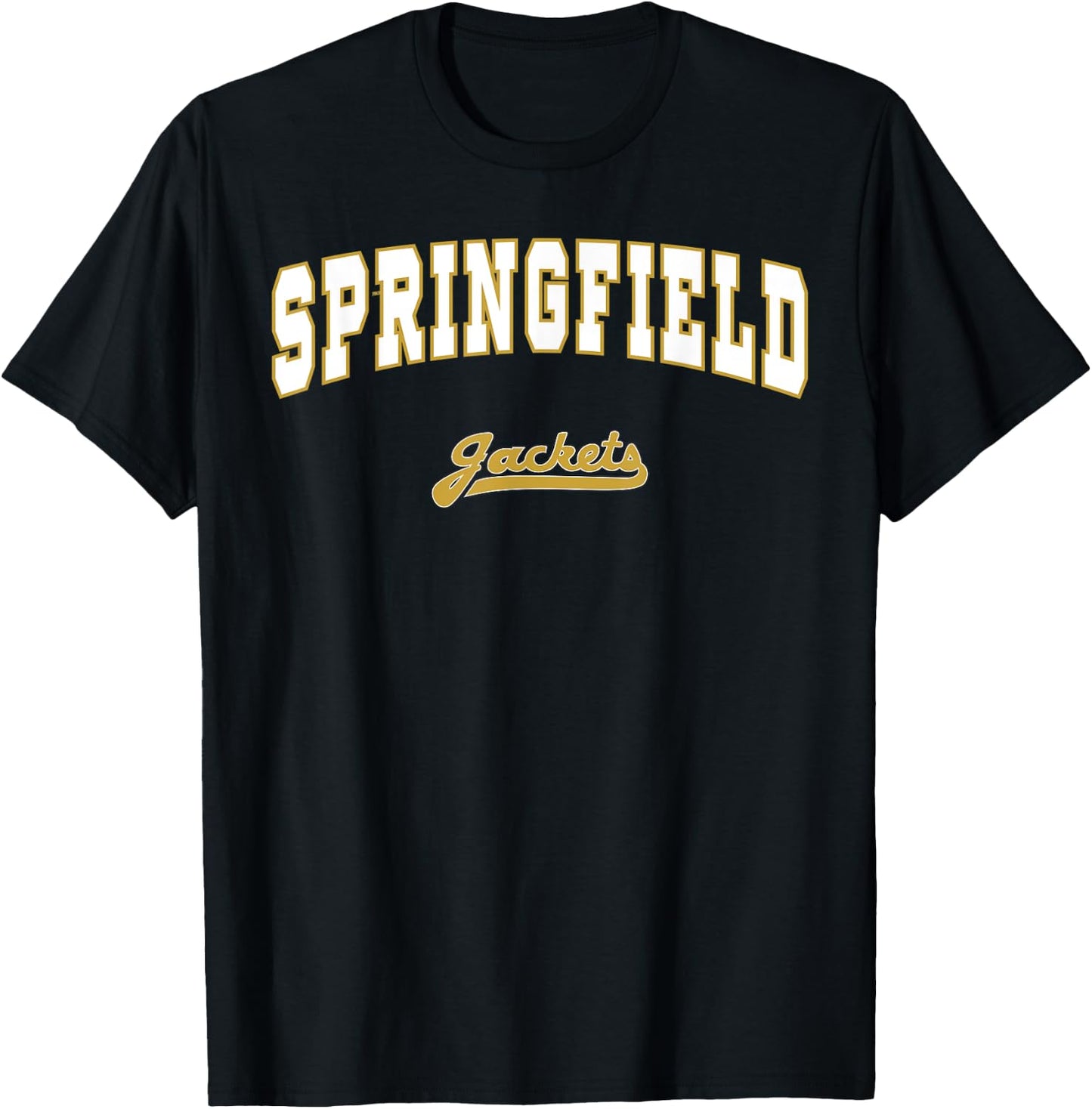 Springfield High School Yellowjackets T-Shirt - T-Shirt | Black
