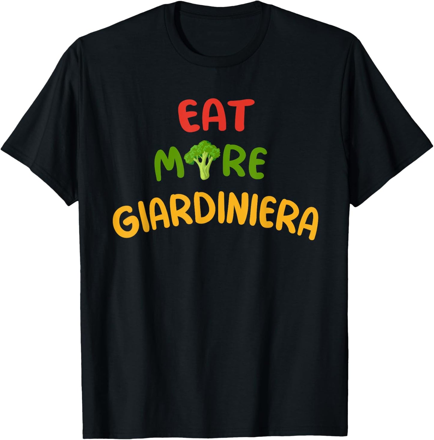 Eat More Giardiniera Trendy Vintage T-Shirt - T-Shirt | Black