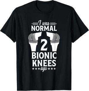 Knee Replacement Surgery Funny Normal Joint Recovery T-Shirt - T-Shirt | Black
