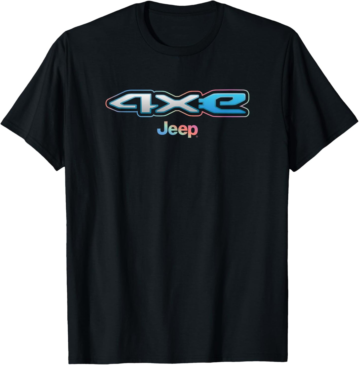 Jeep 4xe Multi-Color T-Shirt - T-Shirt | Black