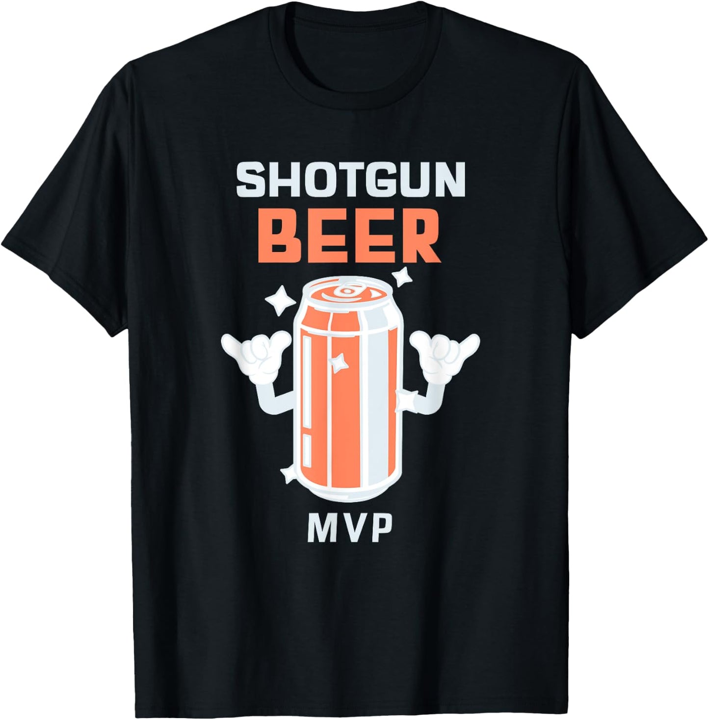 Shotgun Beer MVP - Funny Beer Drinker T-Shirt - T-Shirt | Black