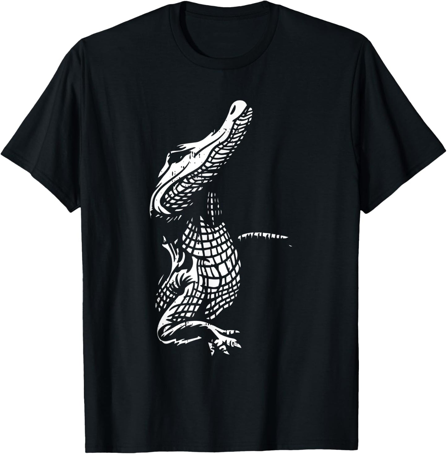 Crocodile Reptile Croc Wild Zoo Cool Animal Lover Gift T-Shirt - T-Shirt | Black