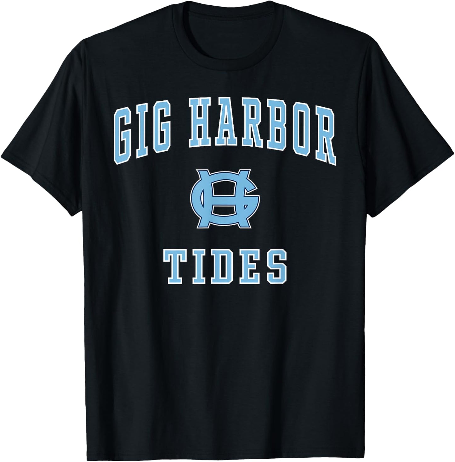 Gig Harbor High School Tides T-Shirt - T-Shirt | Black