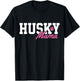 Siberian Husky Dog Mom Mama T-Shirt - T-Shirt | Black