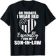 Red Friday For My Son In Law Military Troops Deployed Wear T-Shirt - T-Shirt | Black