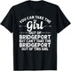 Girl Out Of BRIDGEPORT CT CONNECTICUT Gift Funny Home Roots T-Shirt - T-Shirt | Black