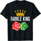 Farkle King Farkle Player Dice Game T-Shirt - T-Shirt | Black