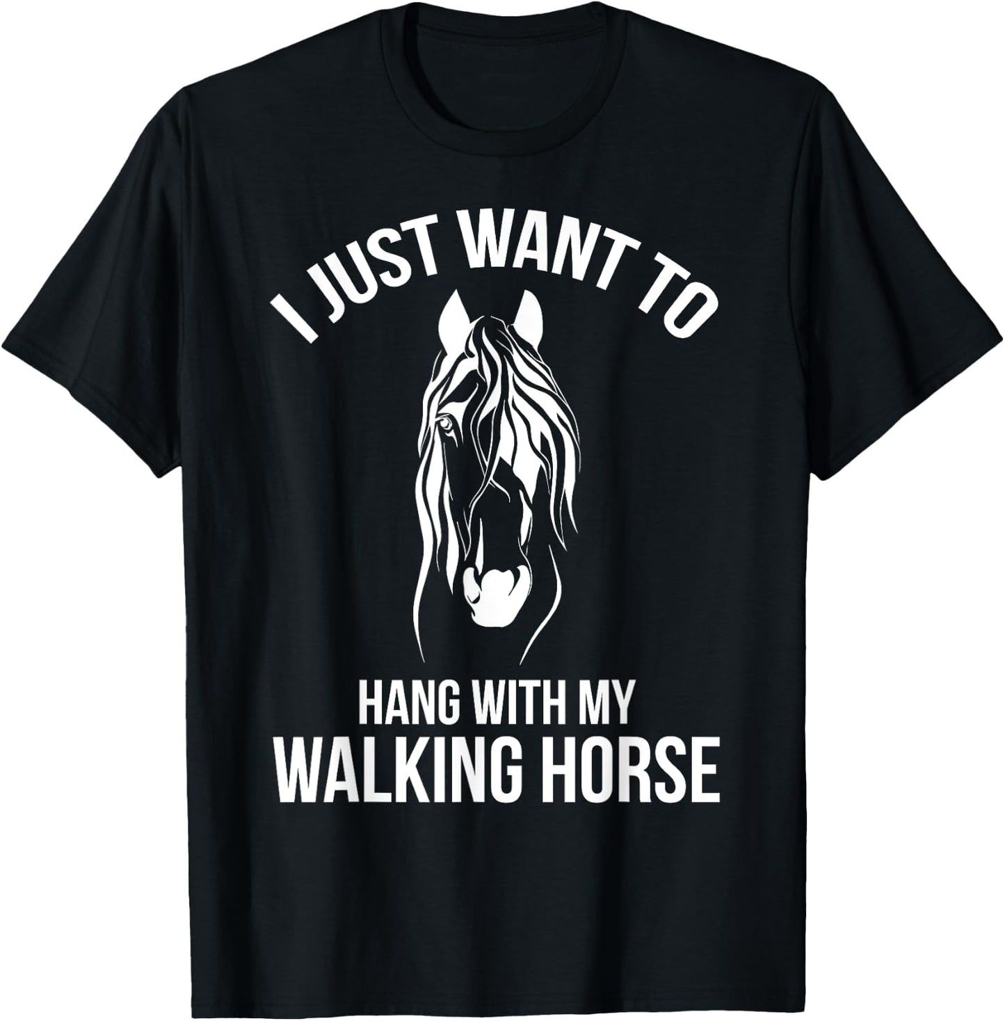 Funny Walking Horse - Tennessee Walking Horse - Gaited T-Shirt - T-Shirt | Black