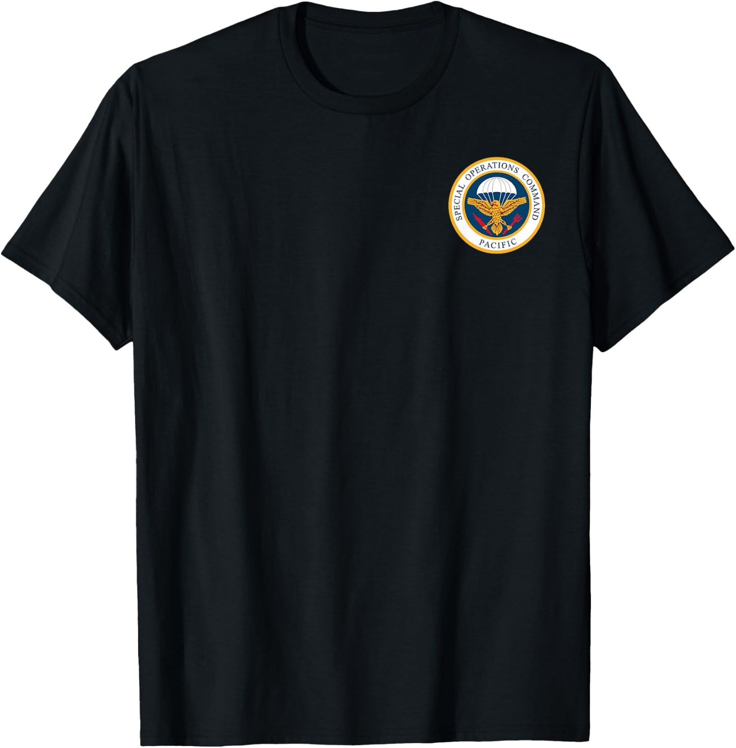 Special Operations Command Pacific SOCPAC Military Patch T-Shirt - T-Shirt | Black