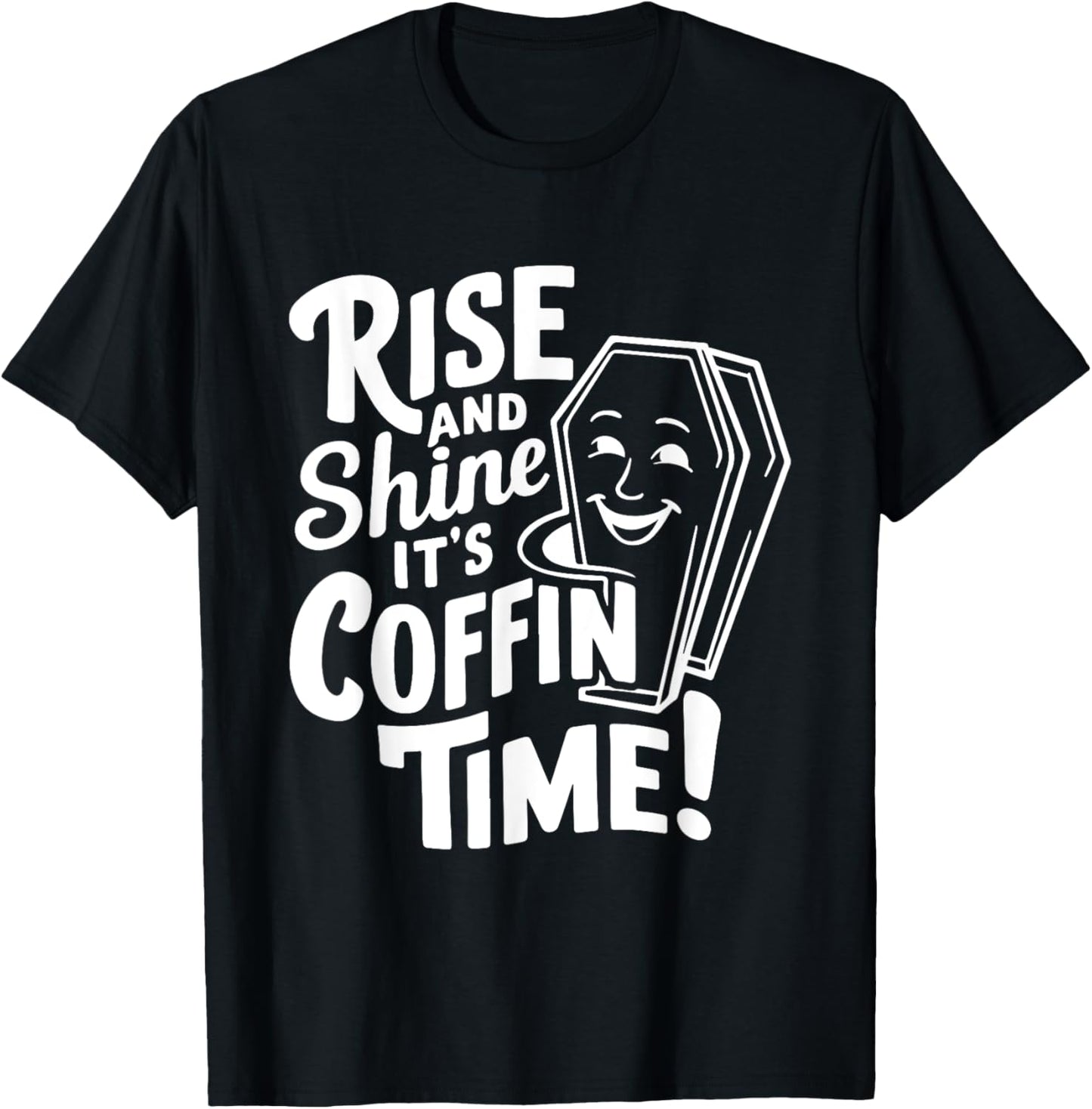 Coffin Humor Funny Casket Funeral Horror Costume T-Shirt - T-Shirt | Black