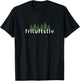 Friluftsliv Nordic Outdoor Living Norwegian Way of Life T-Shirt - T-Shirt | Black