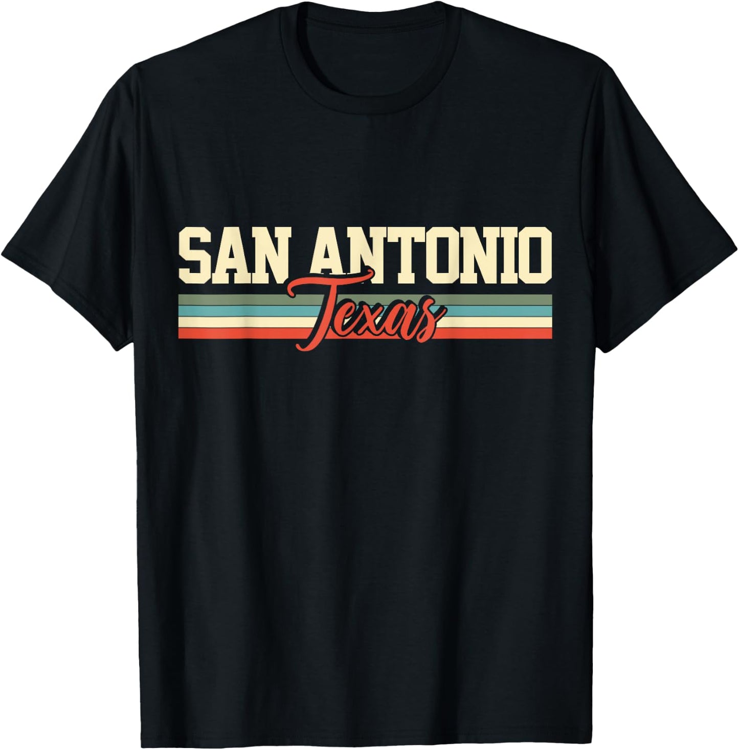 San Antonio Texas Gift T-Shirt - T-Shirt | Black