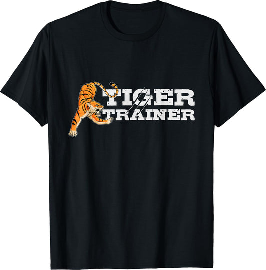 Tiger trainer shirt - Fun Halloween Costume Gift Kids Adult T-Shirt - T-Shirt | Black