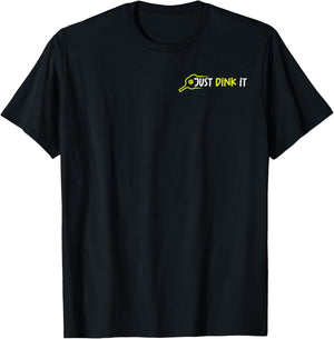 Pickleball Just Dink It Pocket Pickle Ball Men Women Kids T-Shirt - T-Shirt | Black