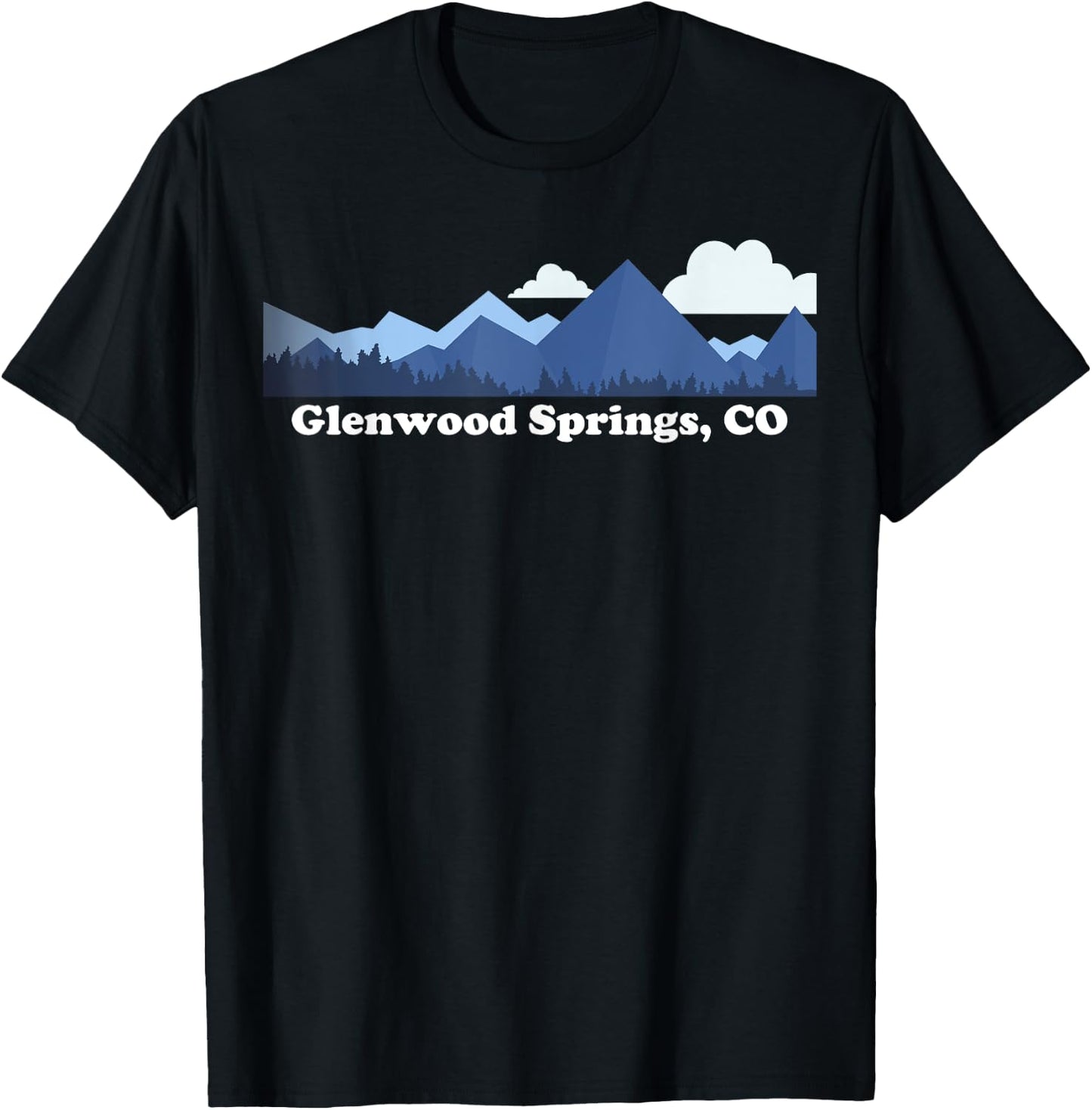 Glenwood Springs Colorado Rocky Mountains CO Souvenir T-Shirt - T-Shirt | Black
