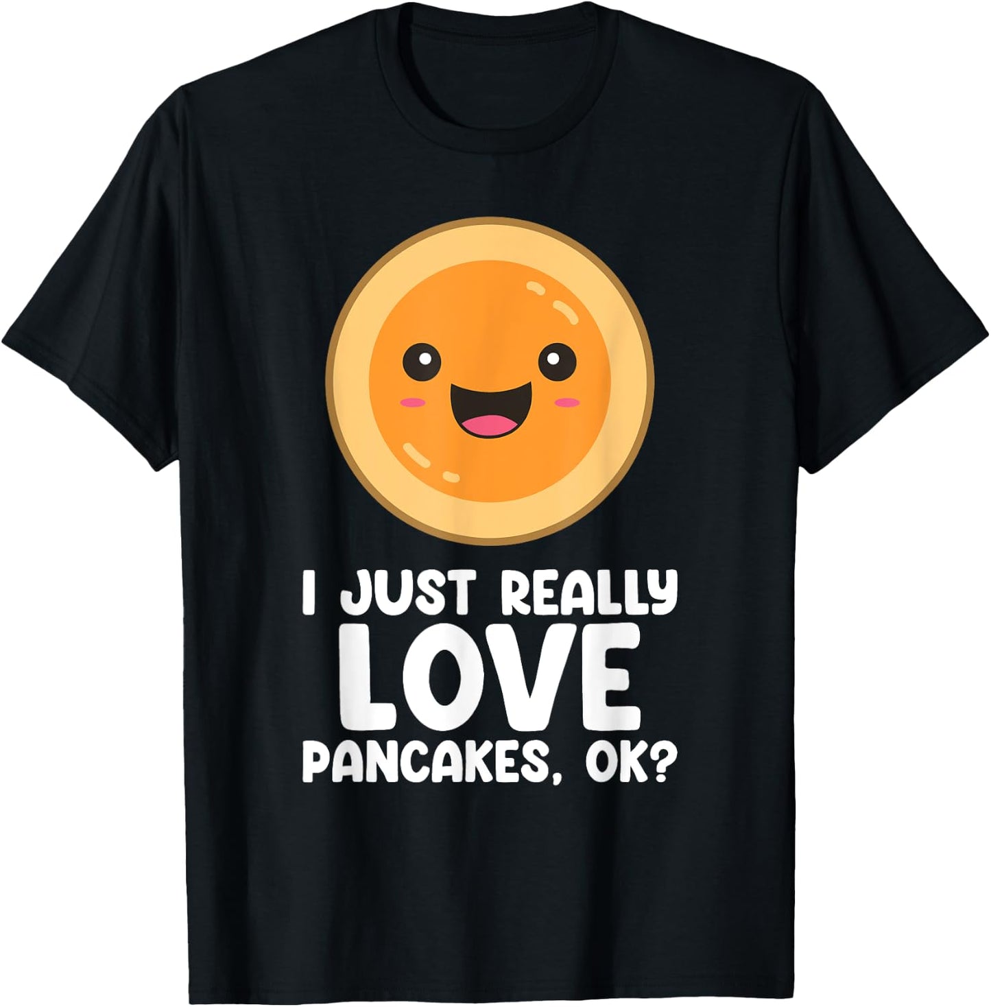 Funny Pancakes Men Women Brunch Breakfast Pancake Maker T-Shirt - T-Shirt | Black