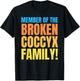 Fractured And Bruised Tailbone, Funny Broken Coccyx T-Shirt - T-Shirt | Black