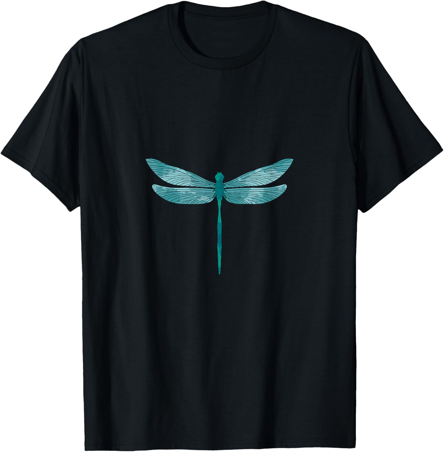 Insect Gifts & Dragonfly -Adults Black Dragonfly Small Classic Fit Short Sleeve T-Shirt - T-Shirt | Black
