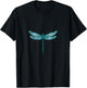 Insect Gifts & Dragonfly -Adults Black Dragonfly Small Classic Fit Short Sleeve T-Shirt - T-Shirt | Black