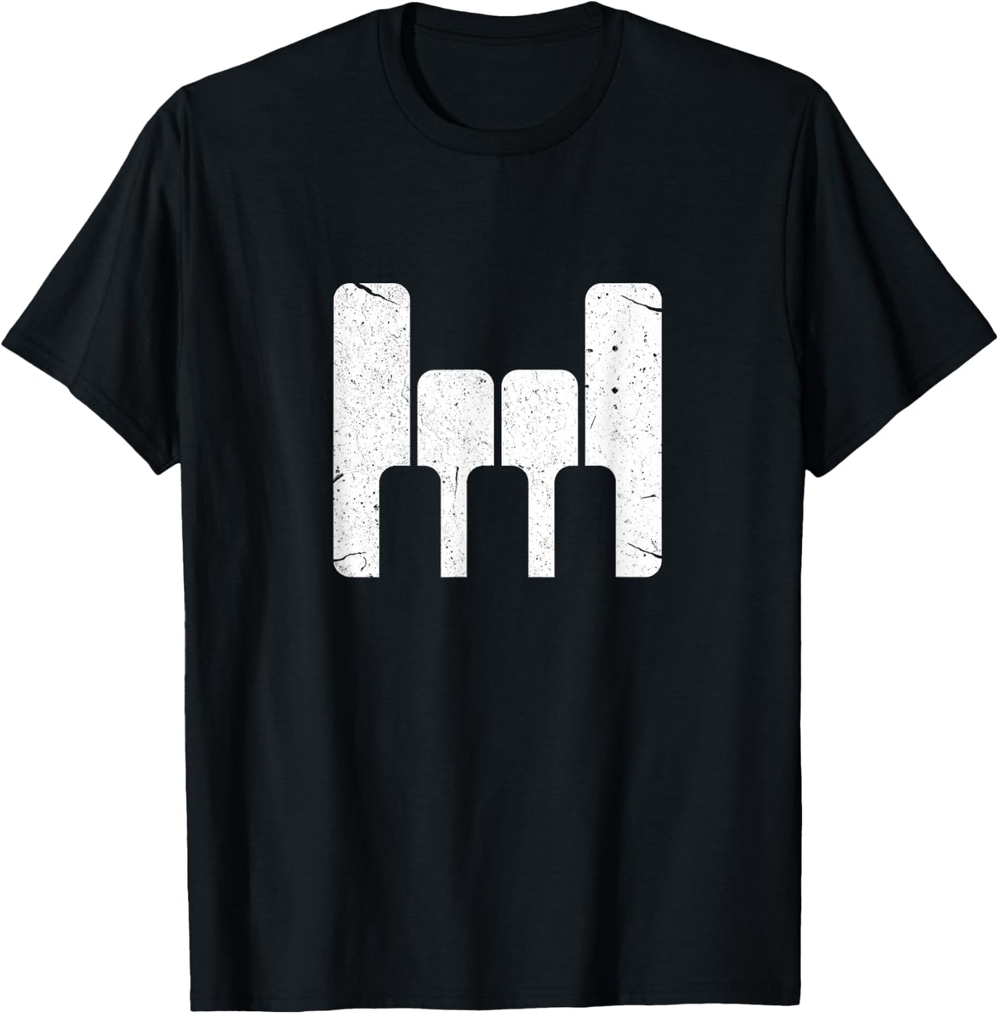 Keyboard Pianist Funny Musician Piano Rock Music Gift T-Shirt - T-Shirt | Black