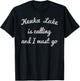 KEUKA LAKE NEW YORK Funny Fishing Camping Summer Gift Men Women Kids T-Shirt - T-Shirt | Black