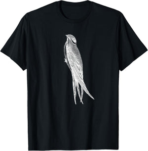 Cliff Swallow Shirt American Swallow Martin Swift Bird T-Shirt - T-Shirt | Black