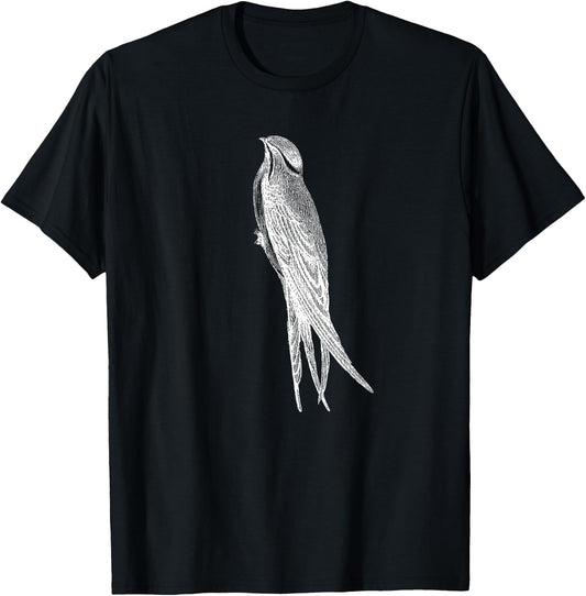 Cliff Swallow Shirt American Swallow Martin Swift Bird T-Shirt - T-Shirt | Black