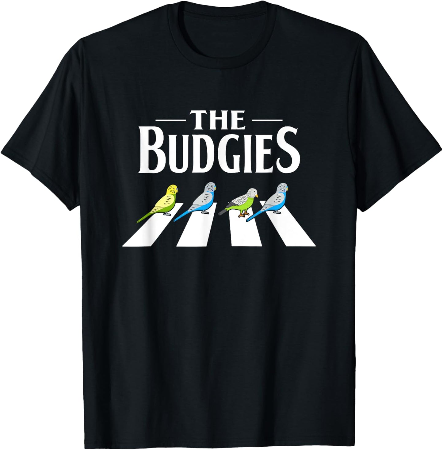 Budgie Parakeet Bird Design for a Budgerigar Owner T-Shirt - T-Shirt | Black