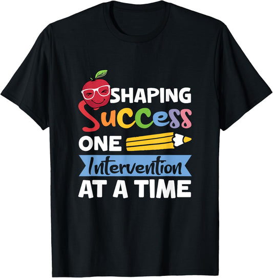 Interventionist Teacher Early Intervention Teacher Women T-Shirt - T-Shirt | Black