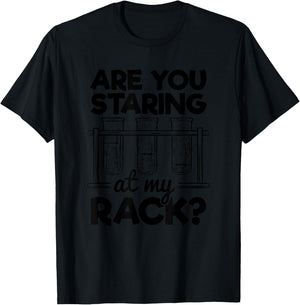 Staring at My Chemistry Spice Rack Overreacting Science Joke T-Shirt - T-Shirt | Black
