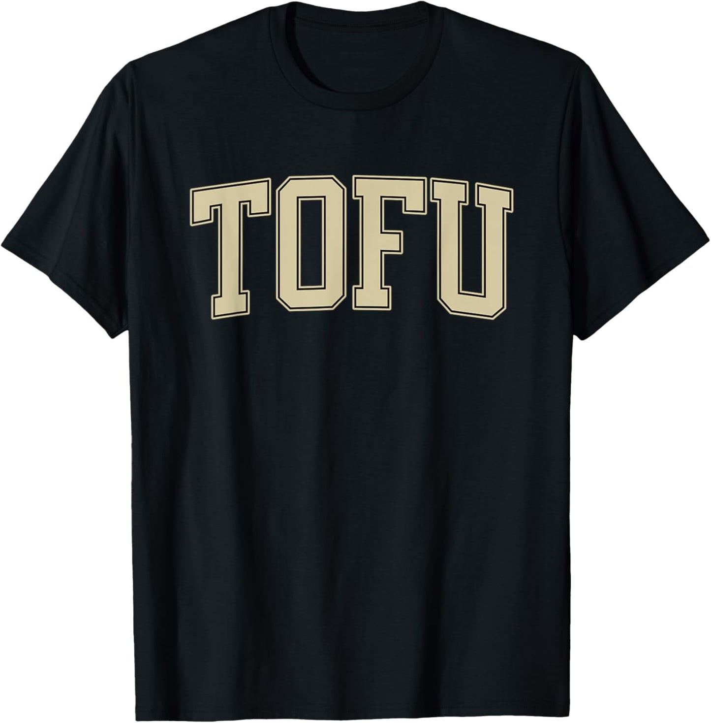 Tofu College Vegan T-Shirt - T-Shirt | Black