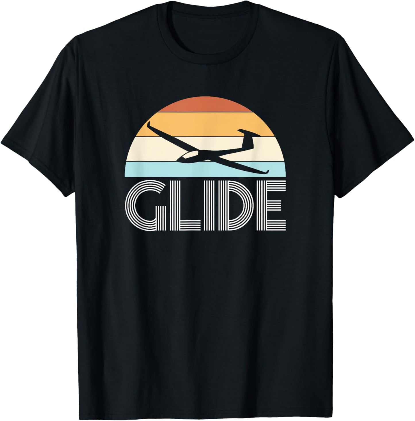 Glide Glider Aeroplane Sailor Gift T-Shirt - T-Shirt | Black