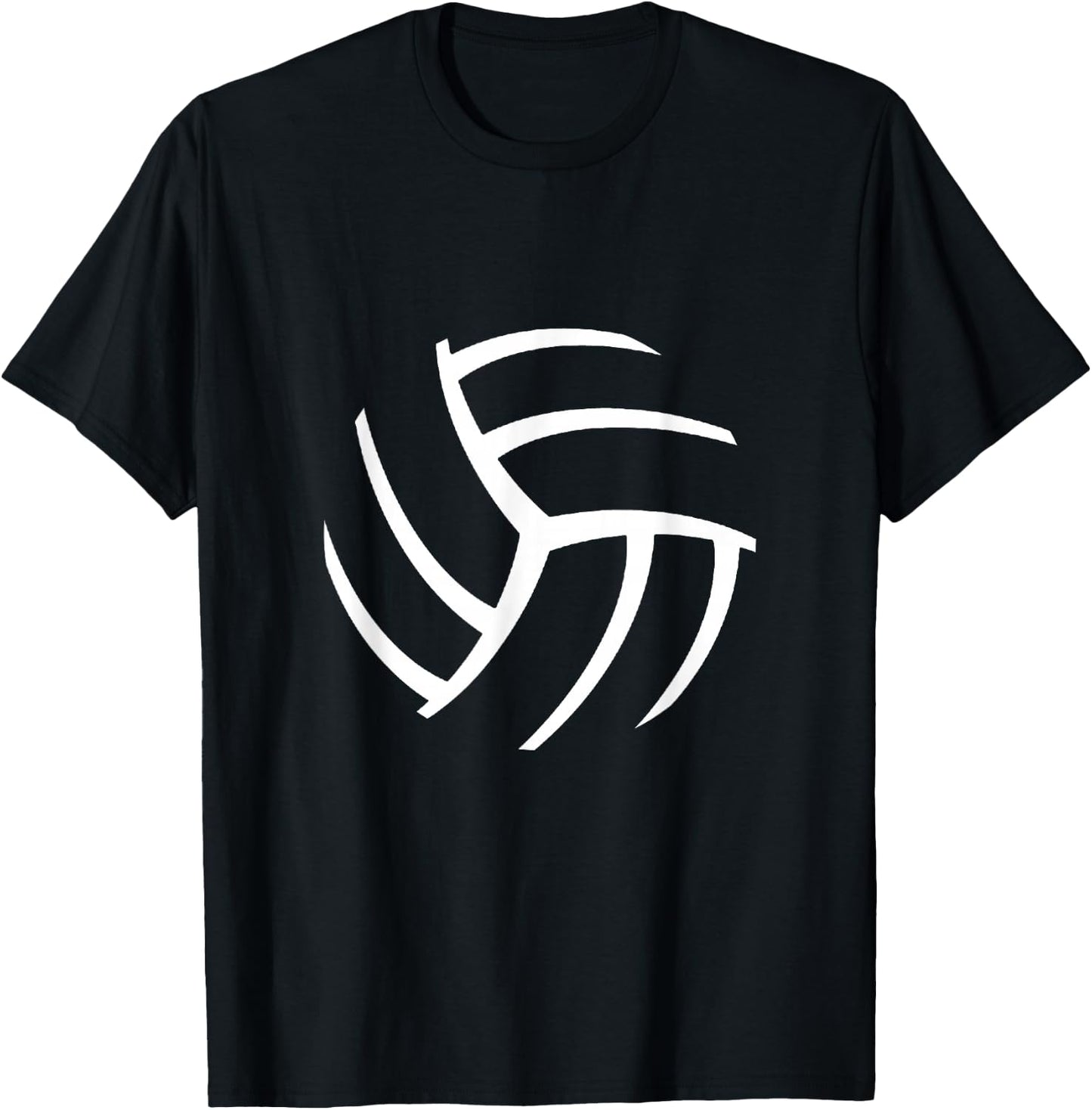 Plain Volleyball Seams Volleyball Player Coaches Sports Gift T-Shirt - T-Shirt | Black