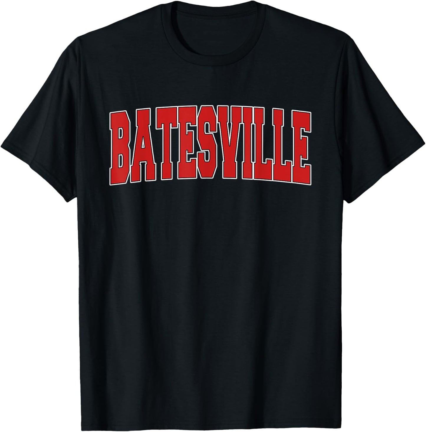 BATESVILLE AR ARKANSAS Varsity Style USA Vintage Sports T-Shirt - T-Shirt | Black