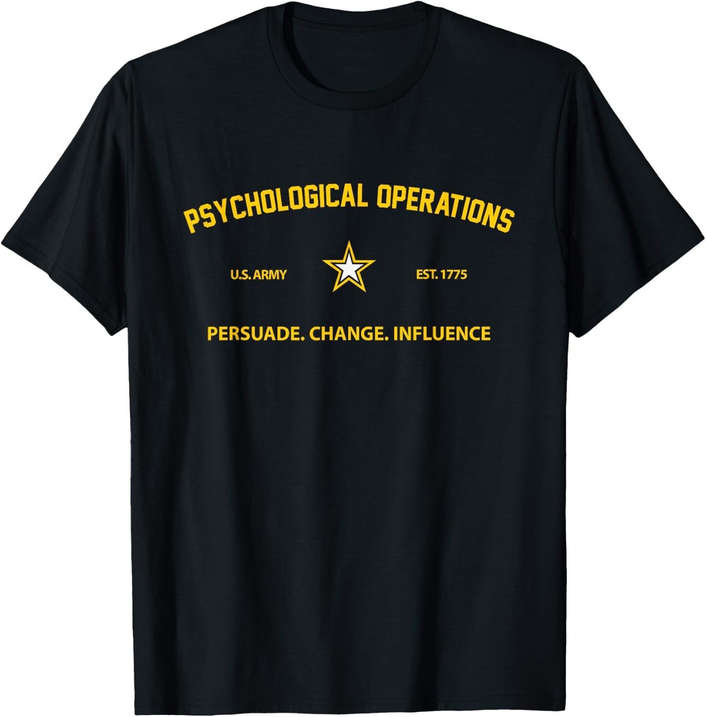US Army Psychological Operations T-Shirt - T-Shirt | Black