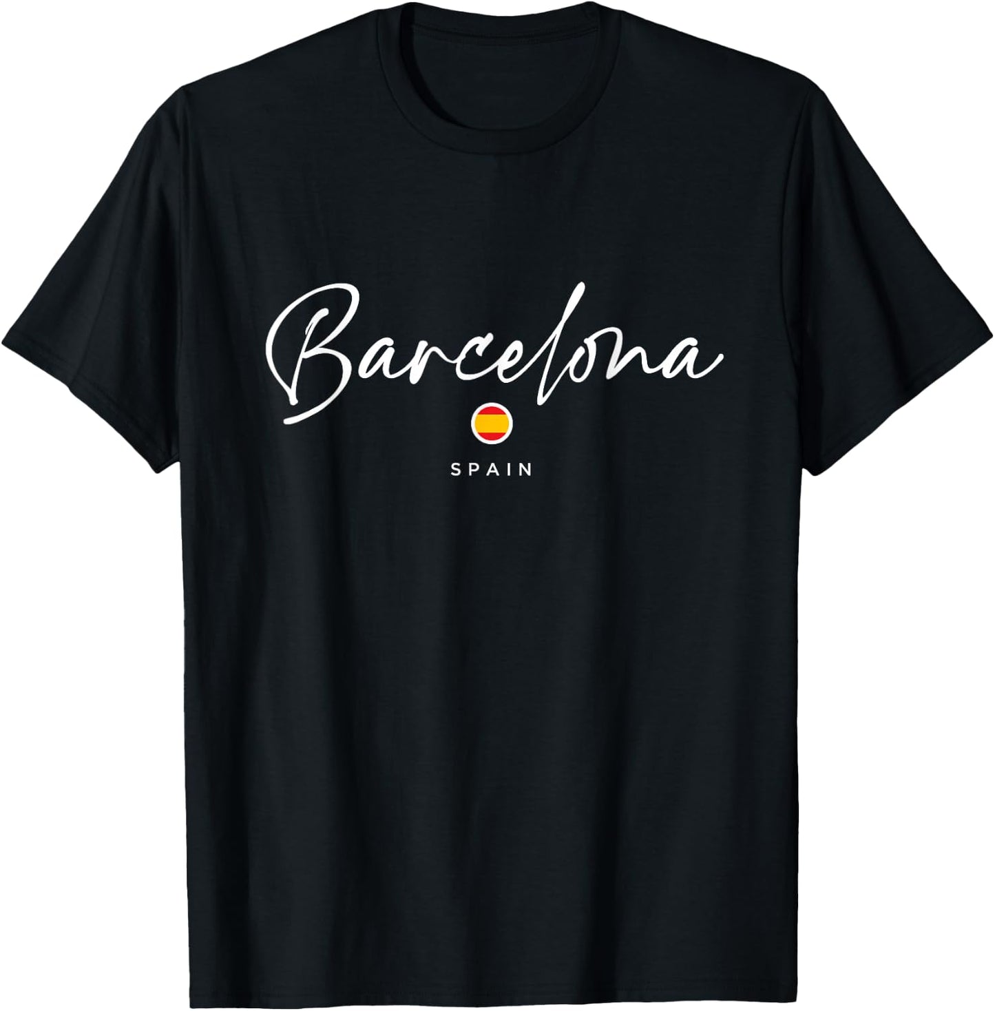 Barcelona Spain T-Shirt - T-Shirt | Black