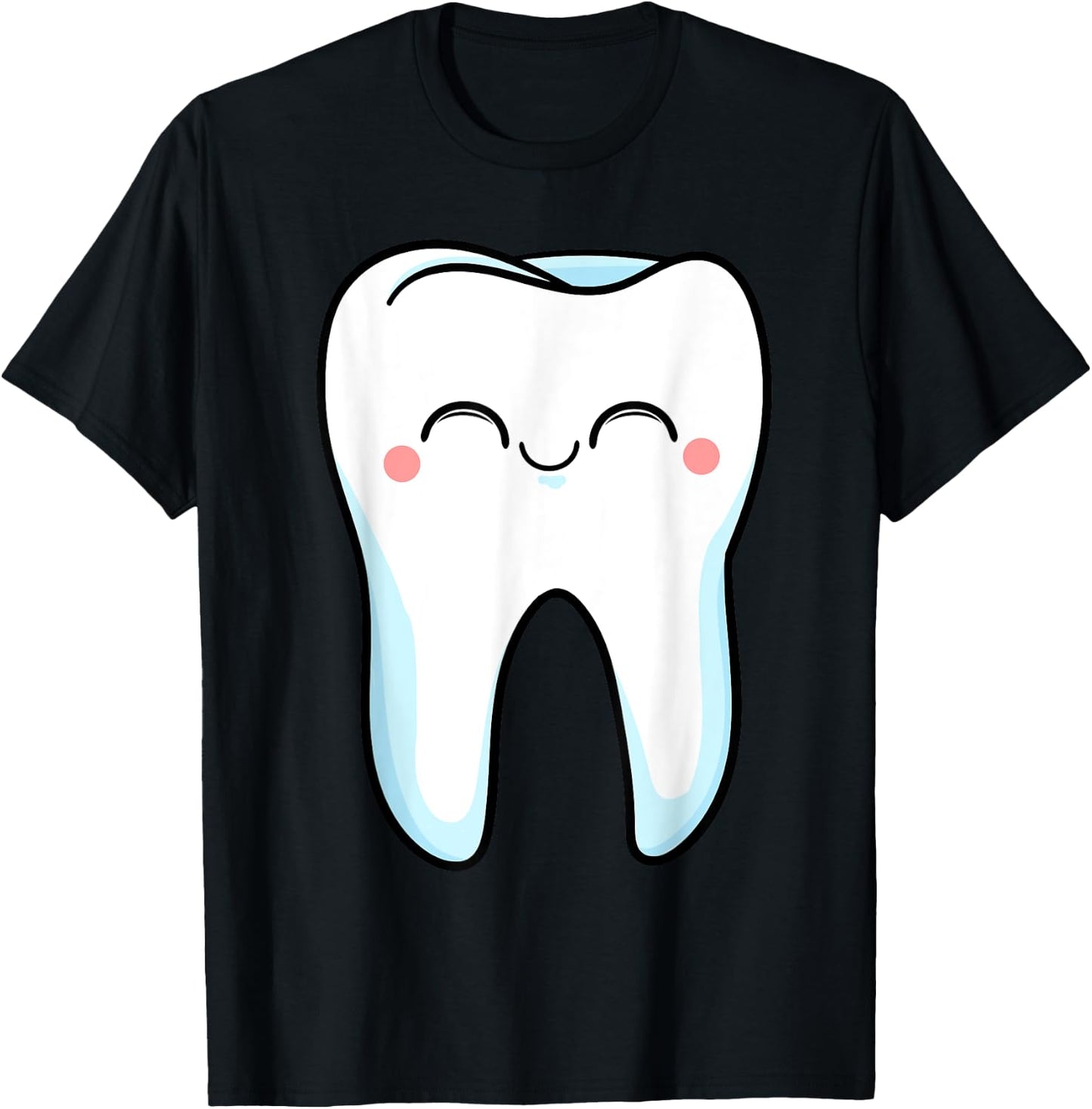 Smiling Teeth Dentist Mouth Doctors Hygiene Doc T-Shirt - T-Shirt | Black