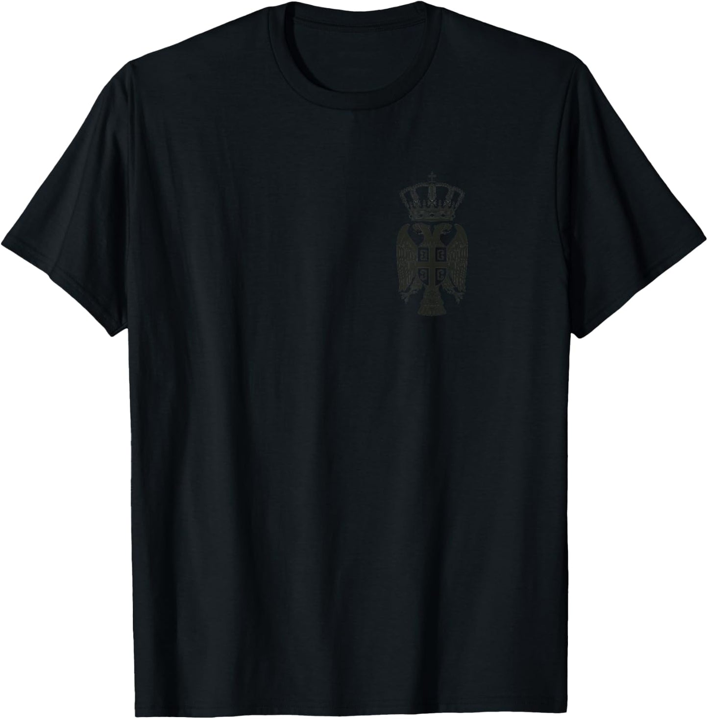 Serbia Srbija Srpska Serbian Eagle T-Shirt - T-Shirt | Black