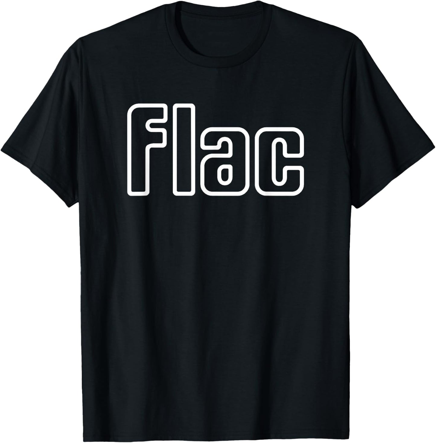 FLAC Free Lossless Audio Codec T-Shirt - T-Shirt | Black
