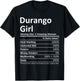 DURANGO GIRL CO COLORADO Funny City Home Roots USA Gift T-Shirt - T-Shirt | Black