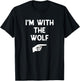 I’m With Wolf Funny Halloween Matching Costume T-Shirt - T-Shirt | Black