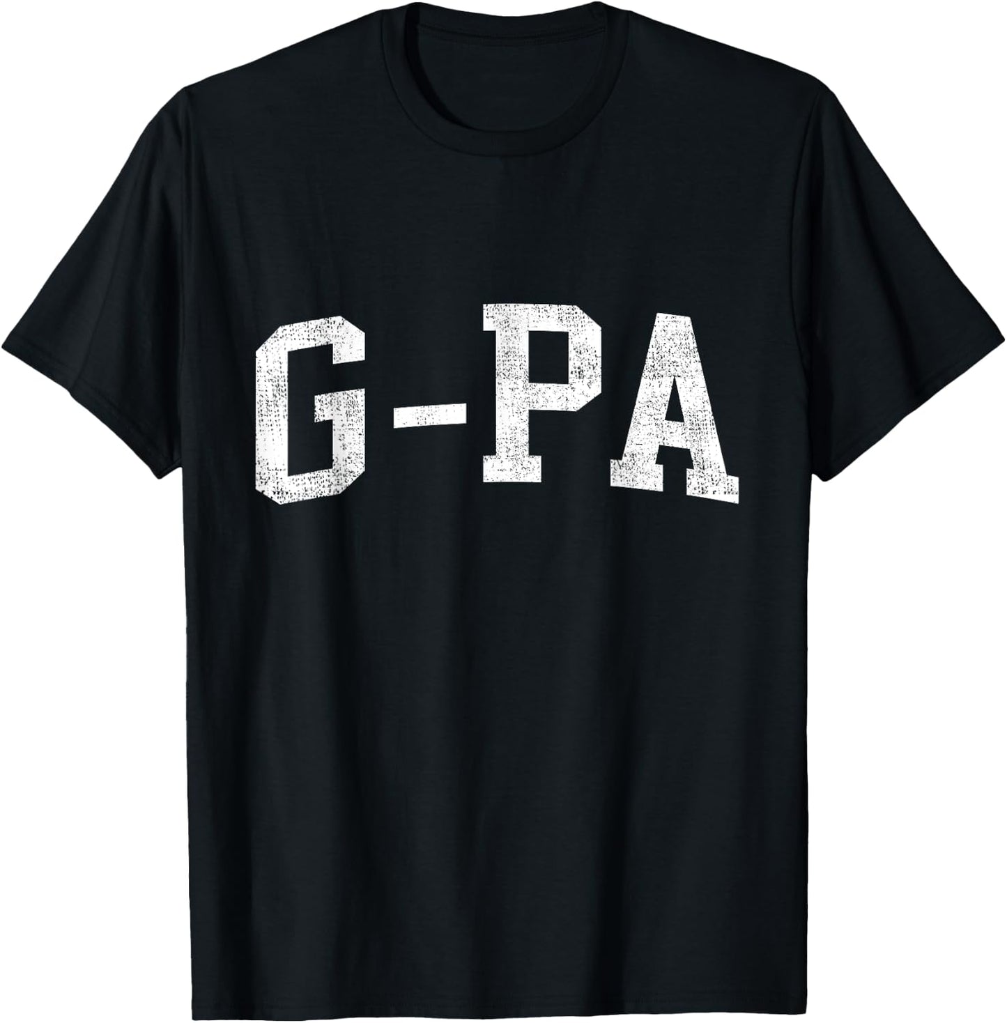 G-Pa Family Matching Vintage Father's Day G-Pa Classic Bold Font G-Pa Birthday Gift T-Shirt - T-Shirt | Black